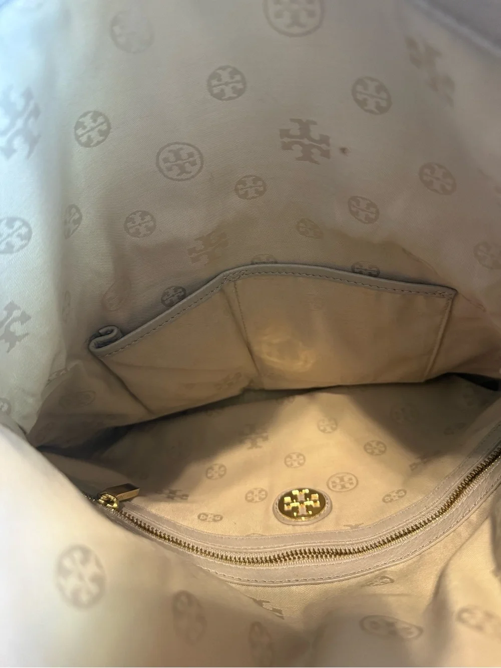 Tory Burch pebbled leather